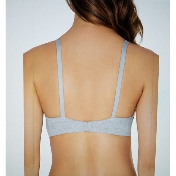 FRUIT OF THE LOOM Grey Lightly Lined & Padded,  Underwire T-Shirt Bra, US 38DD - Picture 2 of 8